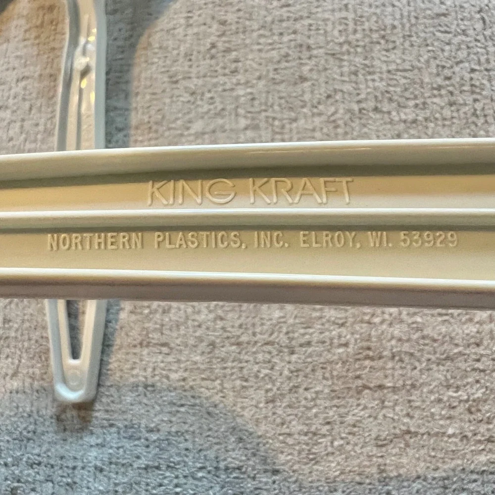 Vintage King Kraft Kitchen Utensil Set 4pc Almond Cream Spatula Ladle Spoons USA